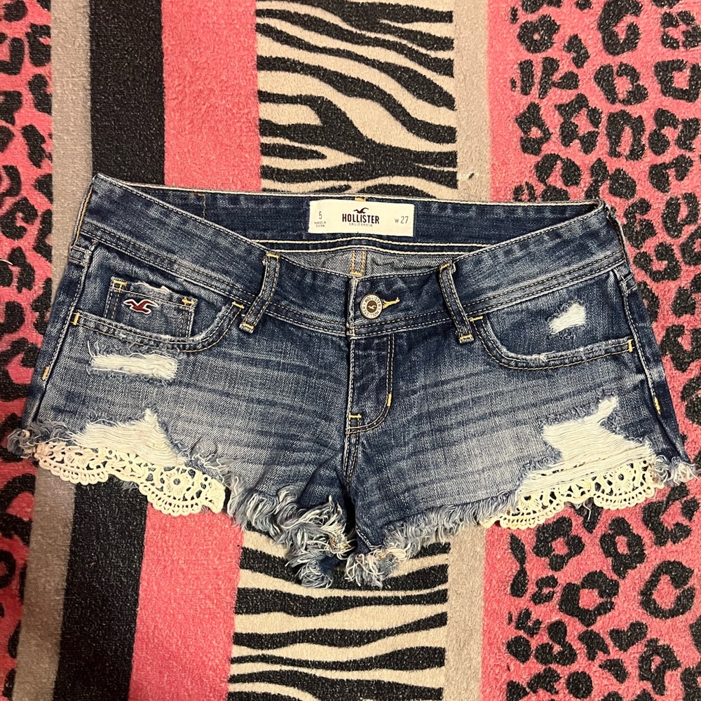 Vintage Hollister low rise Jean shorts